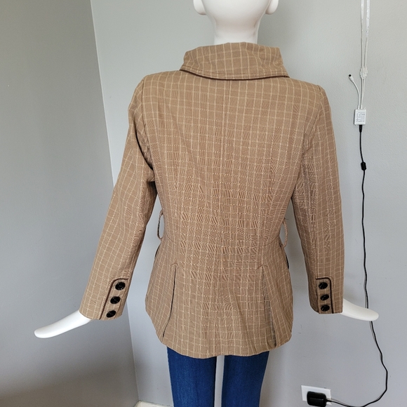 Soia + Kyo Plaid Jacket, GUC, Size M - Picture 4 of 9